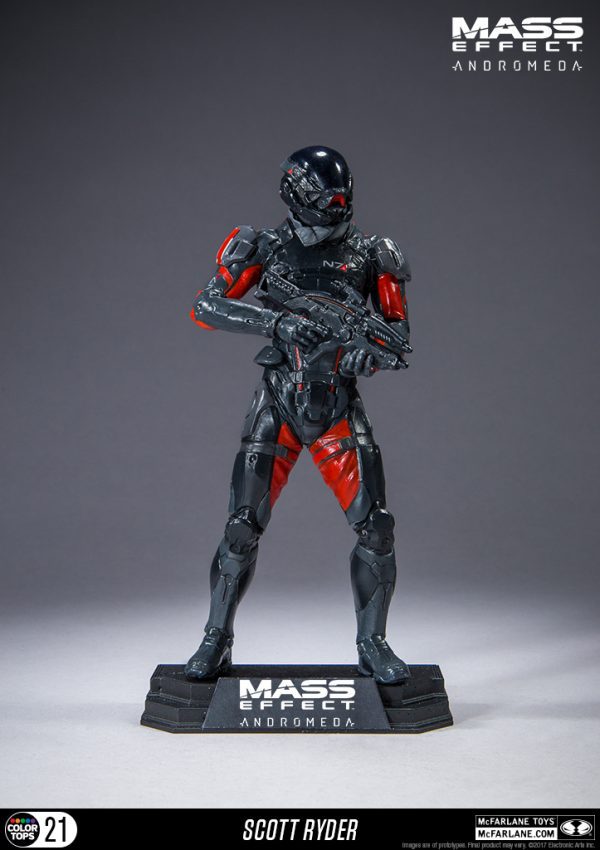 Mass Effect Andromeda Scott Ryder + Sarah Ryder Action Figure 10