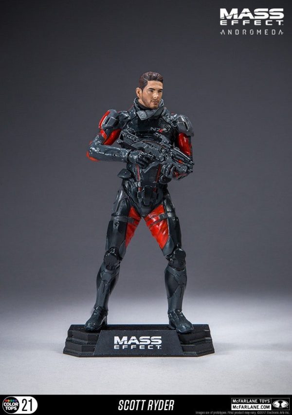 Mass Effect Andromeda Scott Ryder + Sarah Ryder Action Figure 9