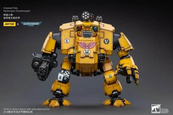 Warhammer 40K - Imperial Fists Redemptor Dreadnought Action Figure 1