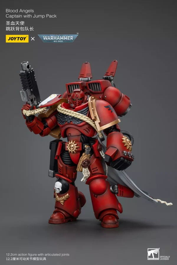 Warhammer 40K Blood Angels Captain with Jump Pack Action Figure 3