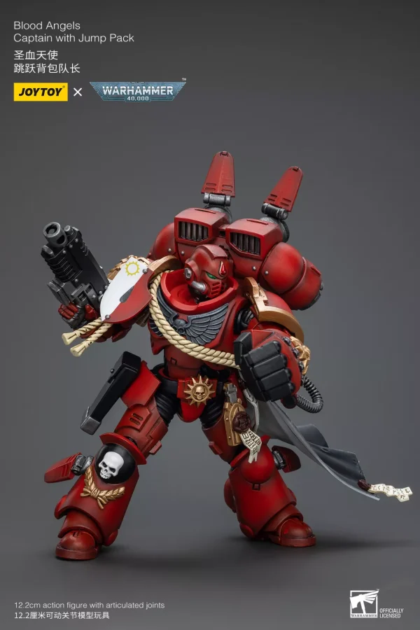 Warhammer 40K Blood Angels Captain with Jump Pack Action Figure 1