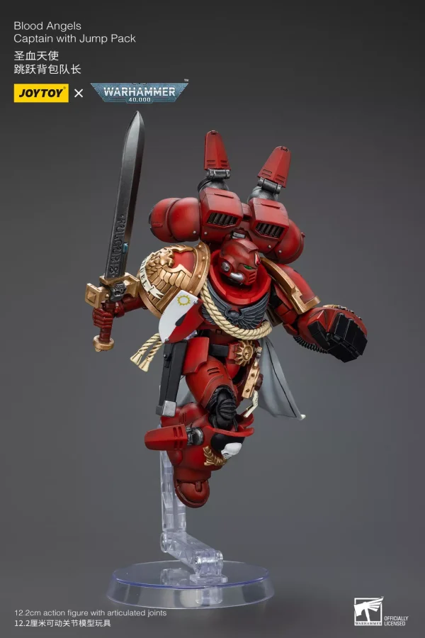 Warhammer 40K Blood Angels Captain with Jump Pack Action Figure 7