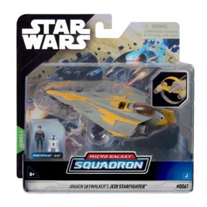 Star Wars Anakin Skywalker Jedi Starfighter Micro Galaxy Squadron