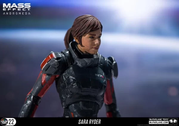 Mass Effect Andromeda Scott Ryder + Sarah Ryder Action Figure 16