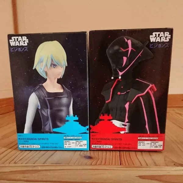 Star Wars VISIONS - Twins Am & Karre PVC Statue Bandai 3