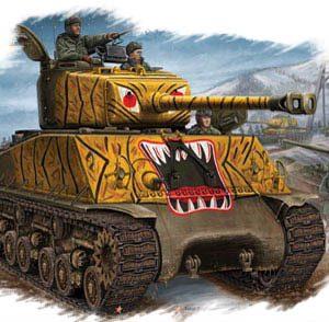 M4A3E8 Sherman Tank “Korean War” 1/48 Hobby Boss