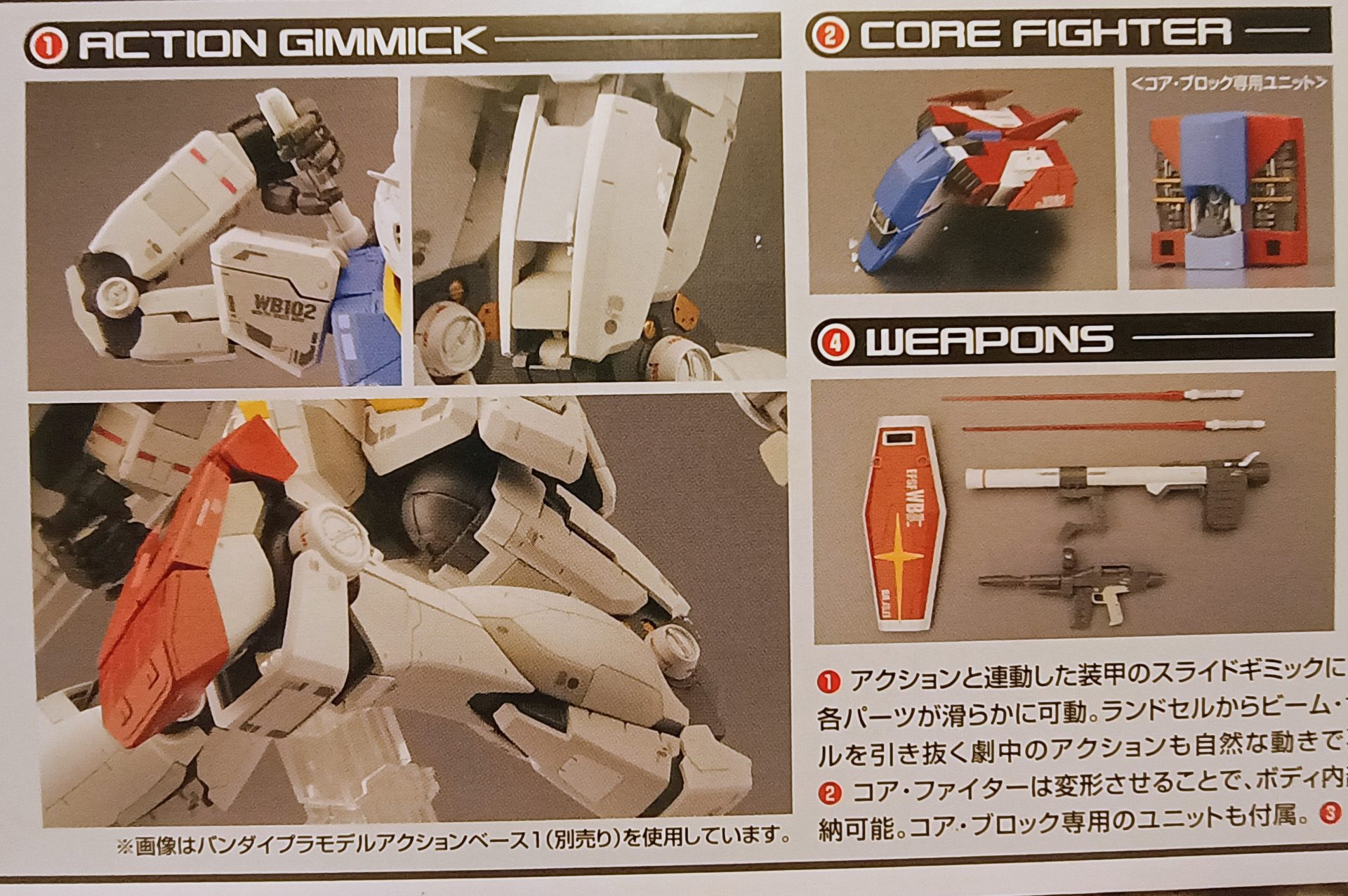 Gundam RX-78-2 E.F.S.F. (MG) 1/100 Bandai 17 Gundam RX-78-2 E.F.S.F. (MG) 1/100 Bandai - Imagem 17