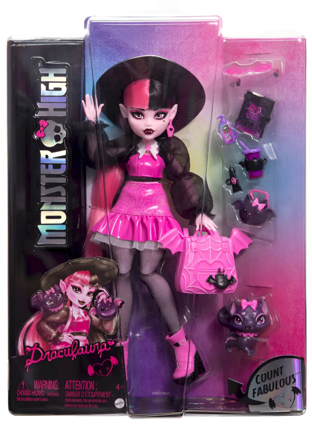 Boneca Monster High Draculaura - Count Fabulous 1 Boneca Monster High Draculaura - Count Fabulous