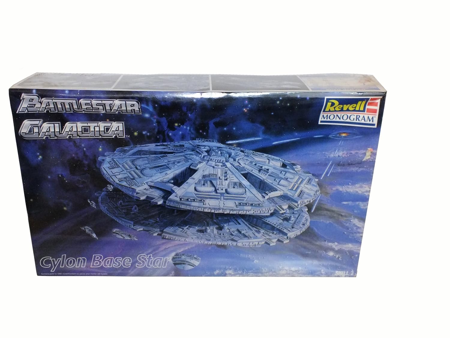 Battlestar Galactica Cylon Base Star (1978) Revell Monogram 2 Battlestar Galactica Cylon Base Star (1978) Revell Monogram - Imagem 2