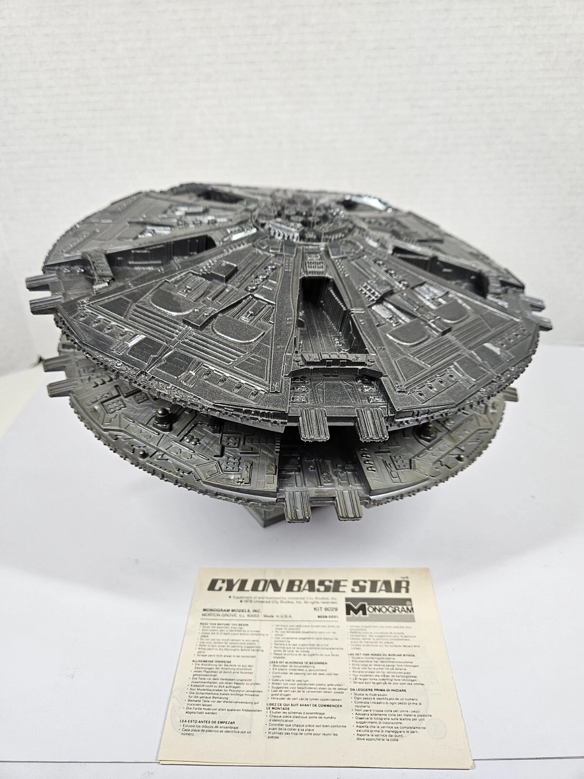 Battlestar Galactica Cylon Base Star (1978) Revell Monogram 1 Battlestar Galactica Cylon Base Star (1978) Revell Monogram