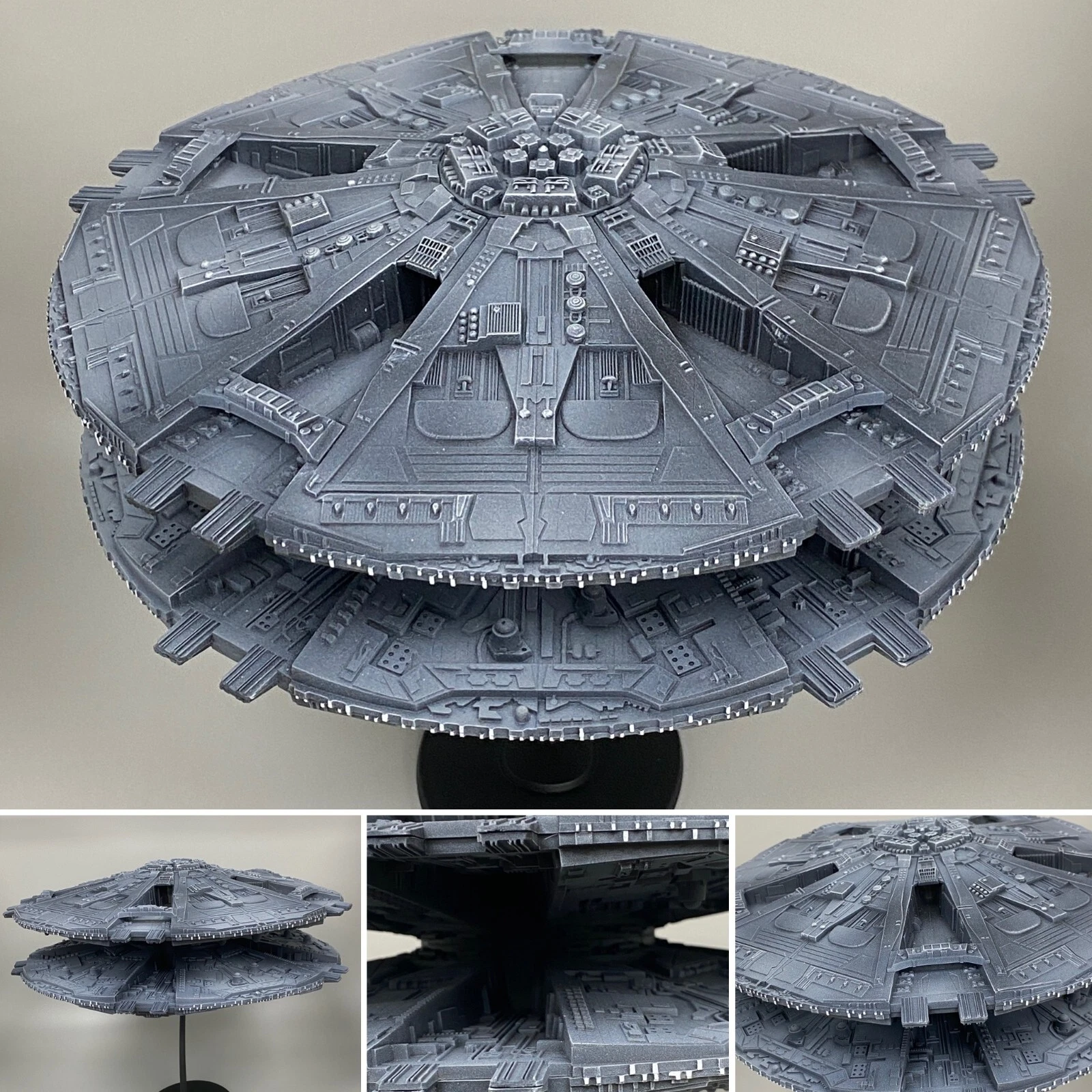 Battlestar Galactica Cylon Base Star (1978) Revell Monogram 9 Battlestar Galactica Cylon Base Star (1978) Revell Monogram - Imagem 9