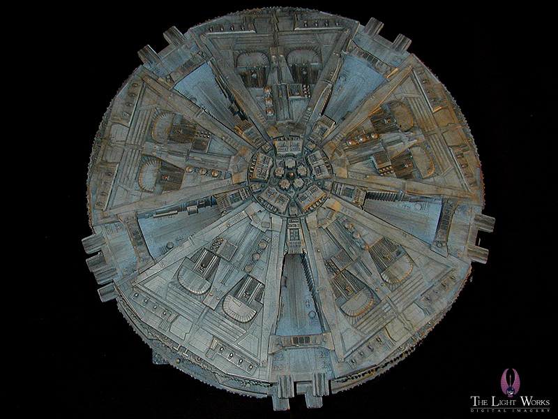 Battlestar Galactica Cylon Base Star (1978) Revell Monogram 12 Battlestar Galactica Cylon Base Star (1978) Revell Monogram - Imagem 12