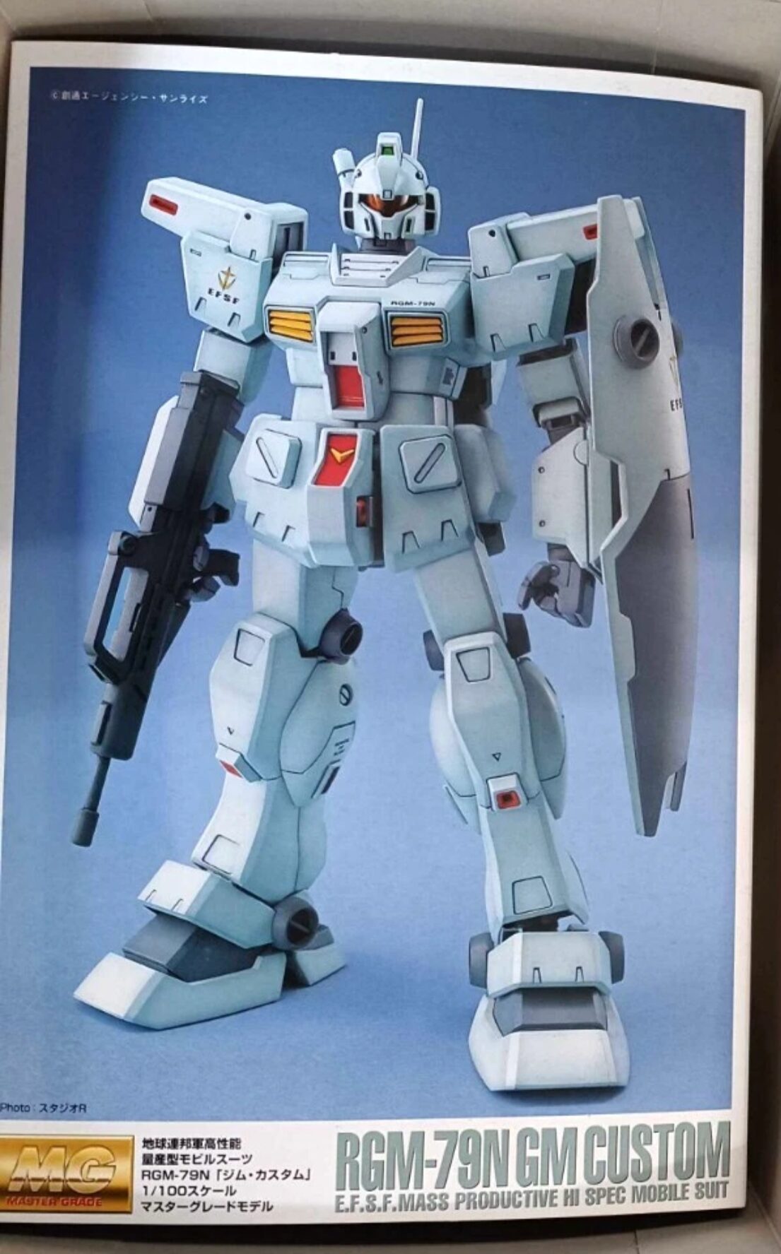 Gundam RGM-79N GM Custom (MG) 1/100 Bandai 6 Gundam RGM-79N GM Custom (MG) 1/100 Bandai - Imagem 6