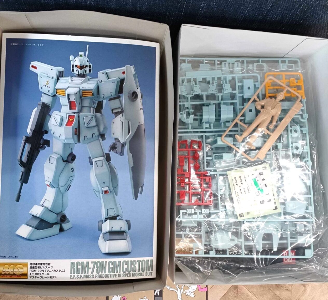 Gundam RGM-79N GM Custom (MG) 1/100 Bandai 4 Gundam RGM-79N GM Custom (MG) 1/100 Bandai - Imagem 4