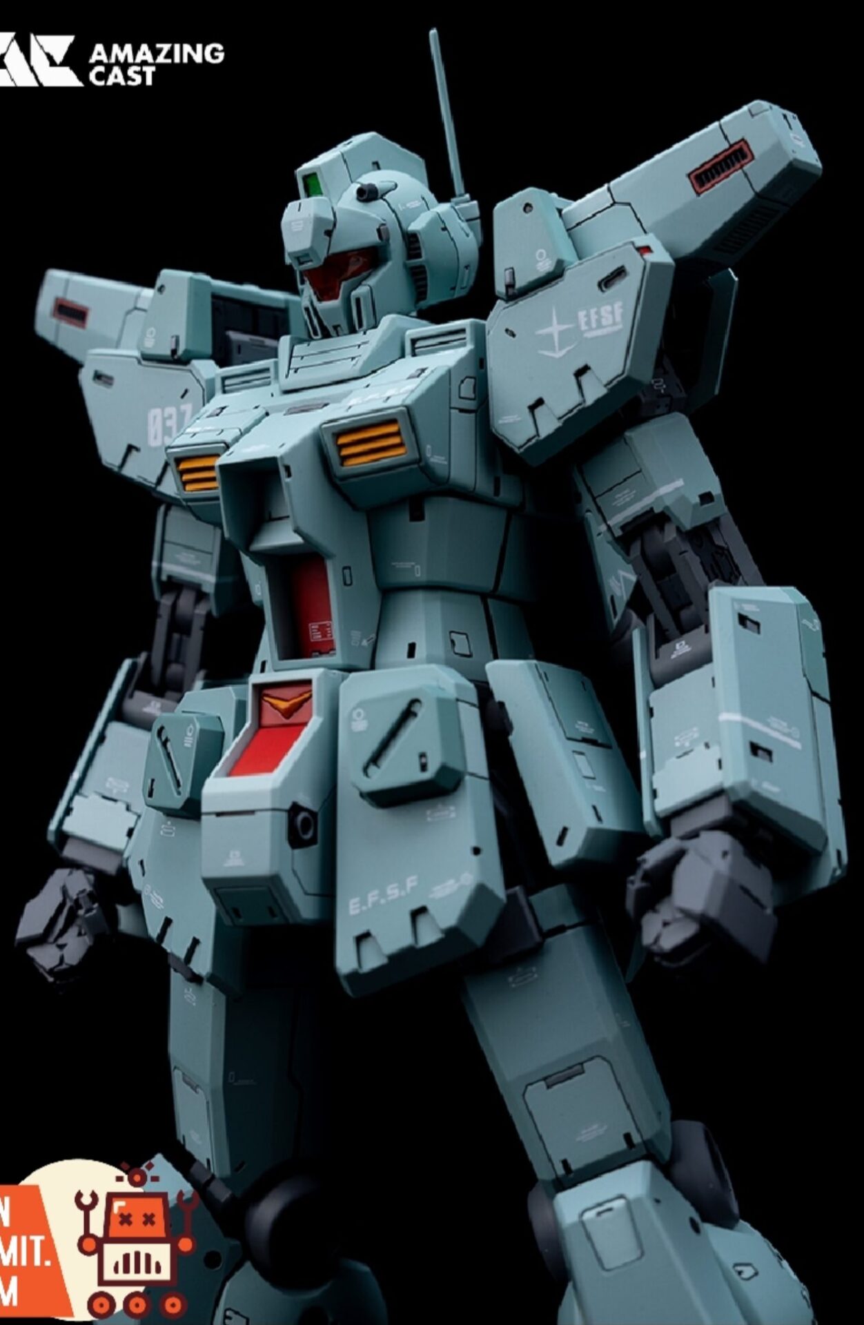Gundam RGM-79N GM Custom (MG) 1/100 Bandai 12 Gundam RGM-79N GM Custom (MG) 1/100 Bandai - Imagem 12