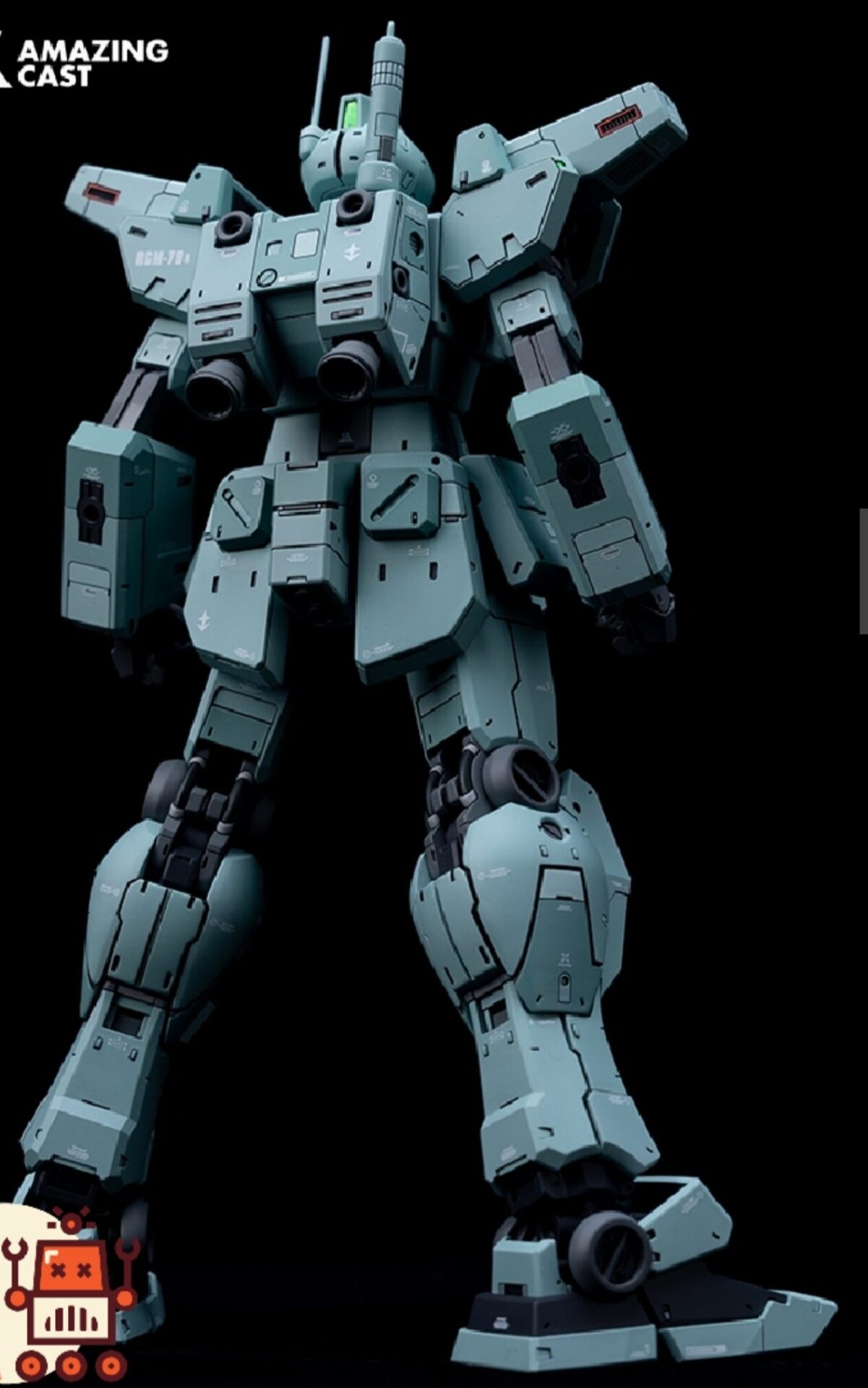 Gundam RGM-79N GM Custom (MG) 1/100 Bandai 15 Gundam RGM-79N GM Custom (MG) 1/100 Bandai - Imagem 15