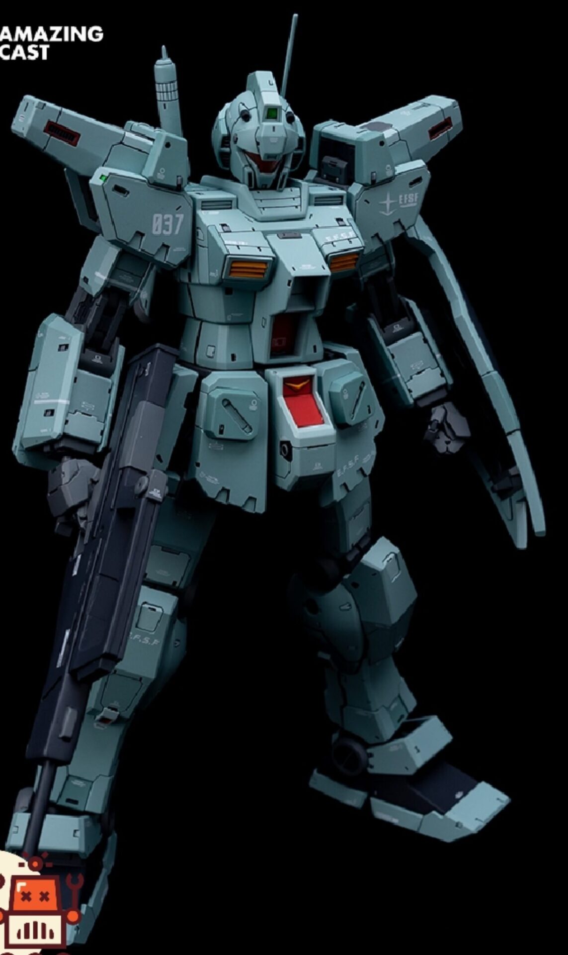 Gundam RGM-79N GM Custom (MG) 1/100 Bandai 14 Gundam RGM-79N GM Custom (MG) 1/100 Bandai - Imagem 14