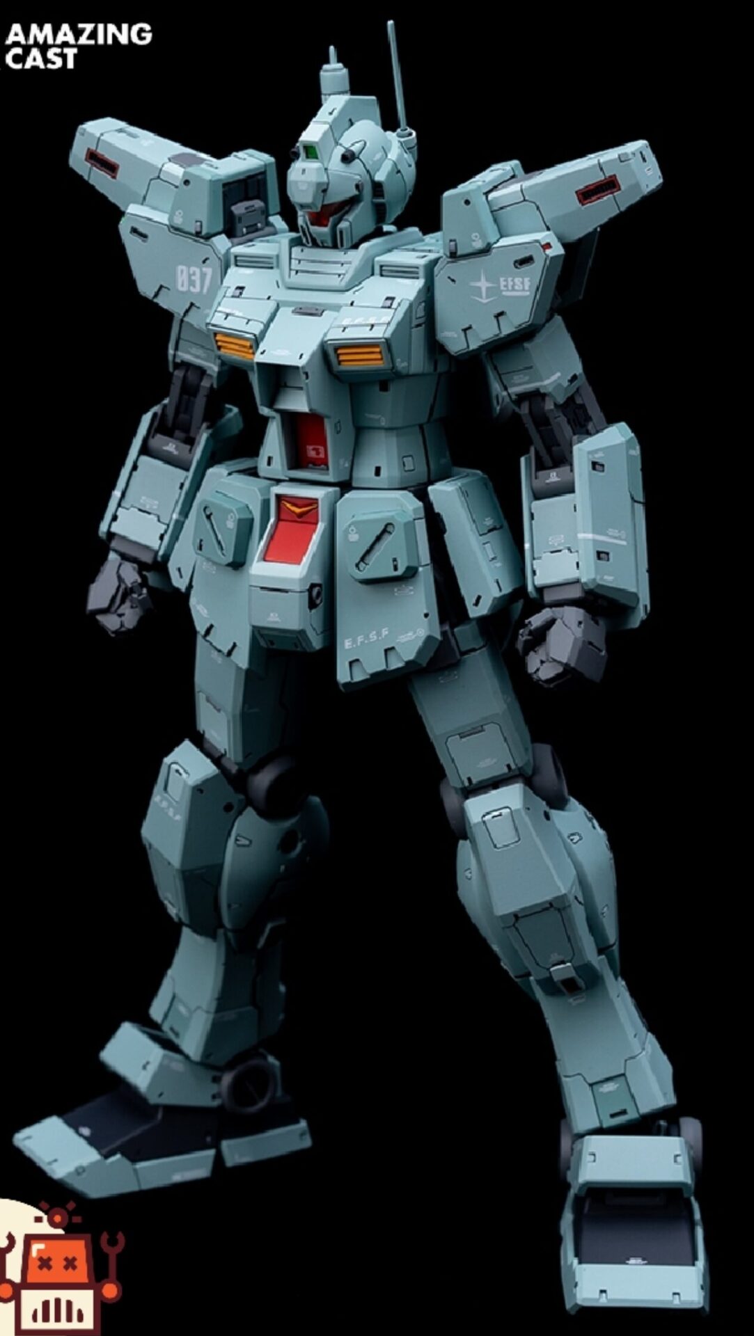 Gundam RGM-79N GM Custom (MG) 1/100 Bandai 13 Gundam RGM-79N GM Custom (MG) 1/100 Bandai - Imagem 13