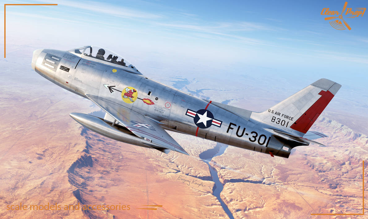 F-86A Sabre 1/72 Clear Prop 3 F-86A Sabre 1/72 Clear Prop - Imagem 3